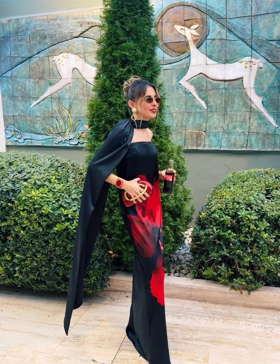 Ceren Çetinoğlu in Pearl Maxi Dress