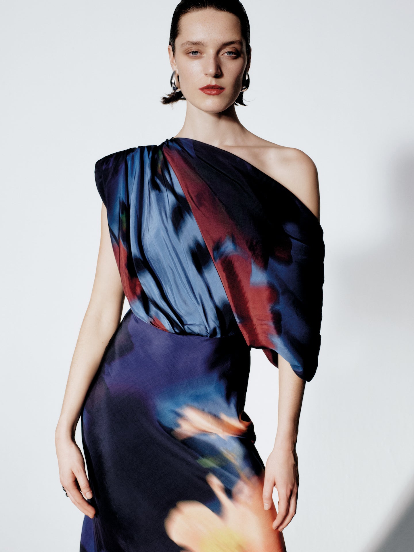 sisters angelina asymmetric draped one shoulder maxi dress Sisters. Angelina Asymmetric Draped One-Shoulder Maxi Dress